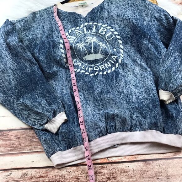 Vintage 80’s Malibu California graphic sweatshirt - Picture 5 of 7